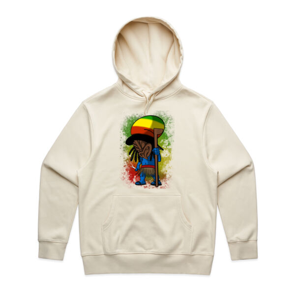 Rasta Smurf Crew Tops - Mens Heavy Hood
 Thumbnail