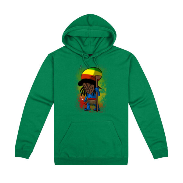 Rasta Smurf Crew Tops -  Mens Block T shirt Thumbnail