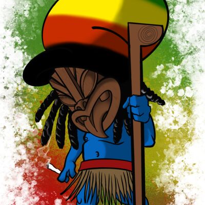 Rasta Smurf Thumbnail